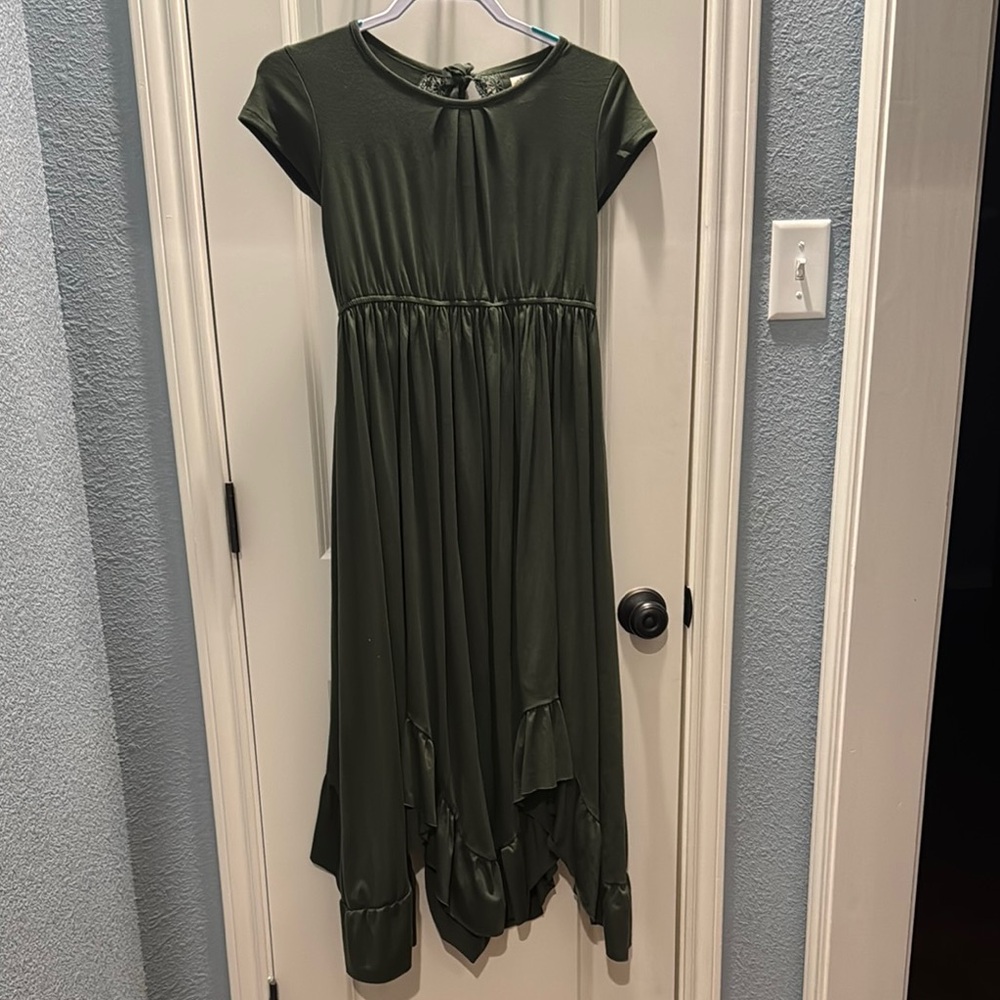 Elegant Green Maxi Dress